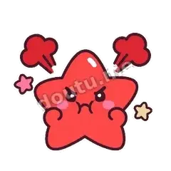 气炸了 - 闪闪星星糖表情