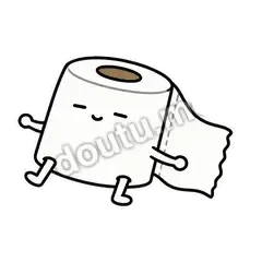 不想动 - 掏空卷纸表情