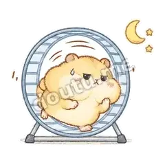 半夜跑轮 - 小仓鼠第二弹表情