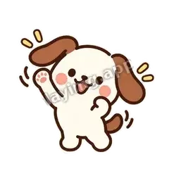 早上好呀 - 边框热热狗表情