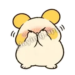 让我藏藏 - 饭团小鼠兔表情