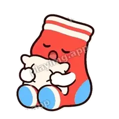 晚安 - 圣诞小袜子表情