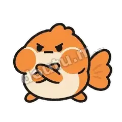拒绝了 - 鼓腮小金鱼表情