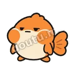 服了呀 - 鼓腮小金鱼表情