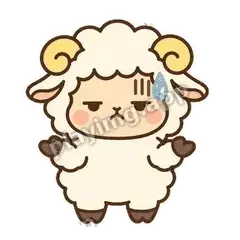 无语了 - 云朵小绵羊表情