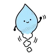 蒸发了 - 一滴汗表情