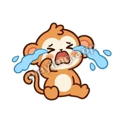 呜呜呜 - 蜜橘小灵猴表情