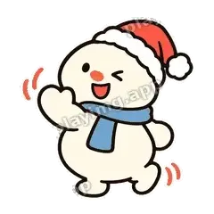 我先溜 - 圣诞小雪人表情