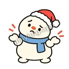 啊？ - 圣诞小雪人表情