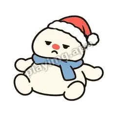 不想动 - 圣诞小雪人表情