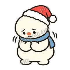 对不起 - 圣诞小雪人表情