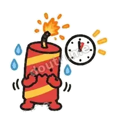 点燃 - 跨年小烟花表情