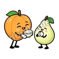 这回请你吃 - 暖杏阿伴表情