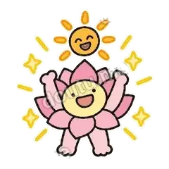 早上好 - 早安小莲花表情