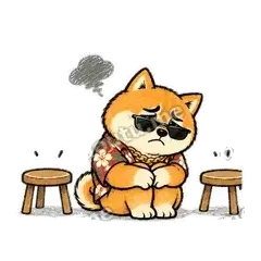 帅到没朋友 - 土味柴犬表情