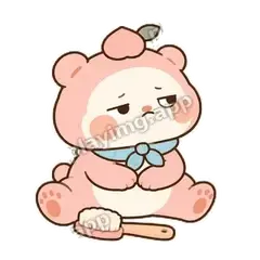 不干了 - 躺平小蹄兔表情