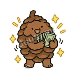 发财了 - 沉思小松果表情