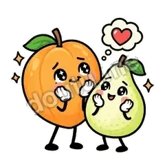 想想就开心 - 暖杏阿伴第二弹表情