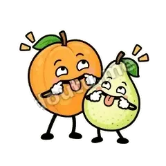 做鬼脸 - 暖杏阿伴第二弹表情