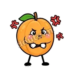 气鼓鼓 - 暖杏阿伴第二弹表情