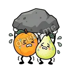 压力大 - 暖杏阿伴第二弹表情