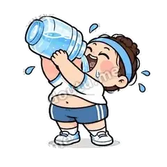 多喝水 - 减肥健身表情