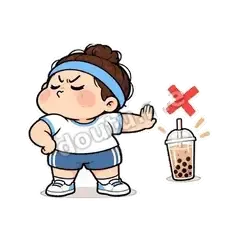 奶茶戒了 - 减肥健身表情