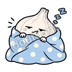赖床 - 谐音梗果蔬第二弹表情