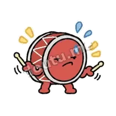 无奈 - 哈哈小鼓表情