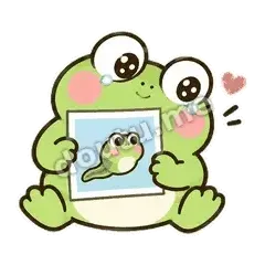 蝌蚪那会儿 - 小青蛙表情
