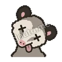 我先躺 - 装死负鼠表情