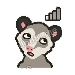 信号不好 - 装死负鼠表情