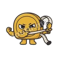 不服气 - 较真小卷尺表情