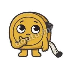 让我想想 - 较真小卷尺表情