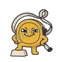 我最棒 - 较真小卷尺表情