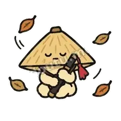 抱剑 - 侠客小斗笠表情