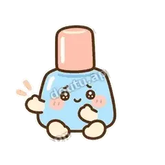 陪你聊 - 指甲油点点奶油手绘版表情