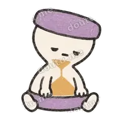 心累 - 困困小沙漏表情