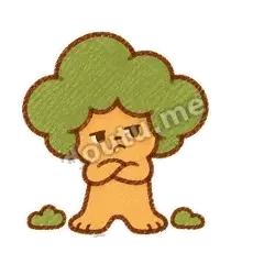 排到生苔了 - 圆冠小橡树表情