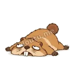 不想动 - 崩溃土拨鼠表情