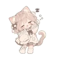 睡眼朦胧 - 猫猫女孩第二弹表情