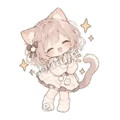 掌声鼓励 - 猫猫女孩第二弹表情