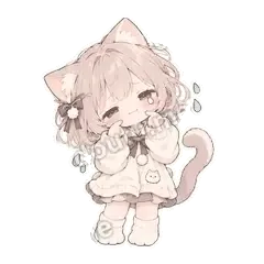 笑不出来 - 猫猫女孩第二弹表情