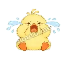 哭唧唧 - 小黄鸭表情