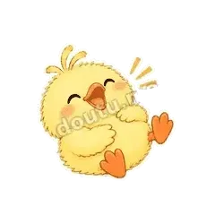 嘎嘎大笑 - 小黄鸭表情