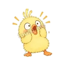 震惊鸭 - 小黄鸭表情