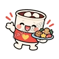 开饭啦 - 暖暖热可可表情