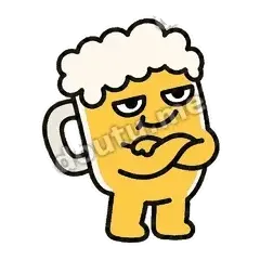 你可真行 - 干杯啤酒杯表情
