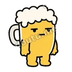 好无语 - 干杯啤酒杯表情