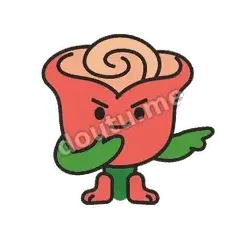 看我的 - 嘴硬小玫瑰表情